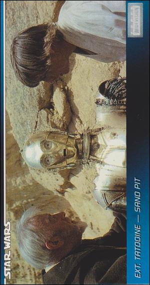 Star Wars Widevision (Base Set) card 26 Ext. Tatooine - Sand Pit
