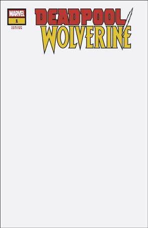Deadpool / Wolverine (2025) issue 1-C Blank/Sketch Cover