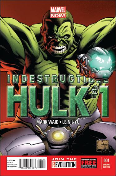 Indestructible Hulk issue 1-D Joe Quesada 1:100 Cover
