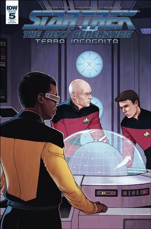Star Trek: The Next Generation: Terra Incognita issue 5-C Elizabeth Beals 1:10 Cover