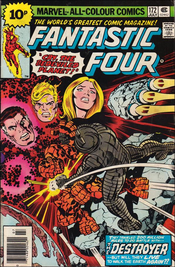 Fantastic Four (1961) issue 172-C UK Price Cover