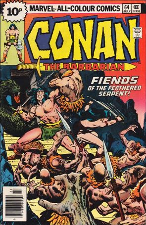 Conan the Barbarian (1970) issue 64-C UK Price Cover