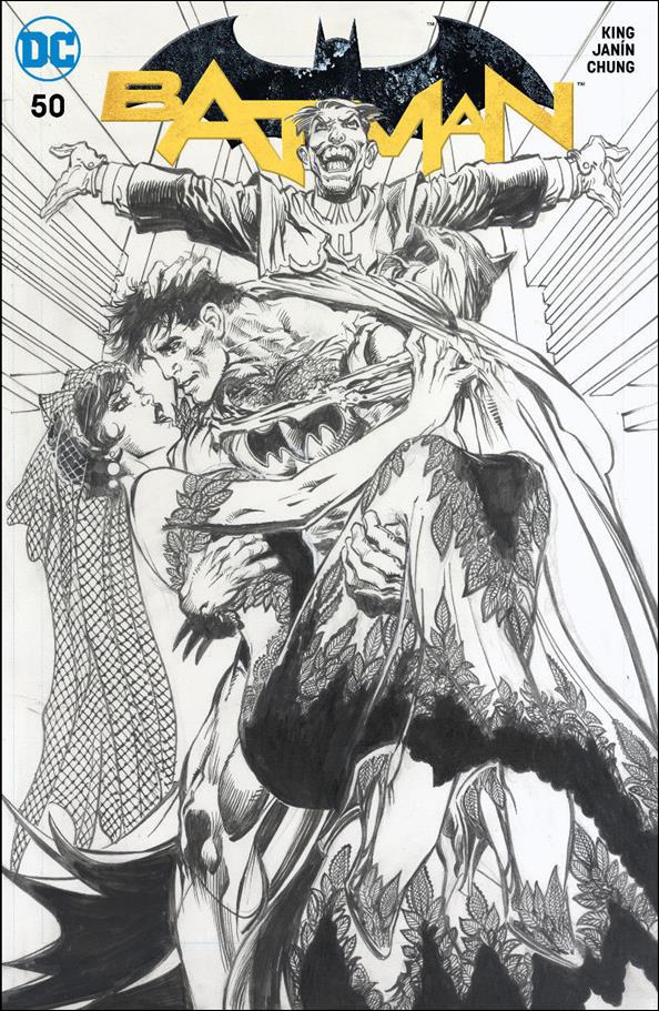 Batman (2016) issue 50-UP Neal Adams Black & White Cover 1/1500