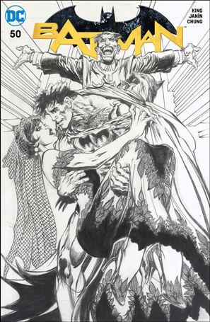 Batman (2016) issue 50-UP Neal Adams Black & White Cover 1/1500