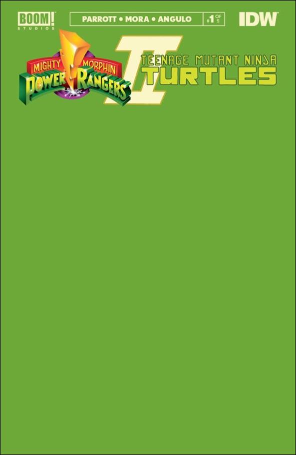 Mighty Morphin Power Rangers / Teenage Mutant Ninja Turtles II issue 1-I Blank/Sketch Cover