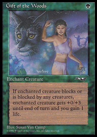 Magic the Gathering: Alliances (Base Set) card 92 Gift of the Woods