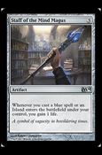 Magic the Gathering: 2014 Core Set (Base Set) card 221 Staff of the Mind Magus