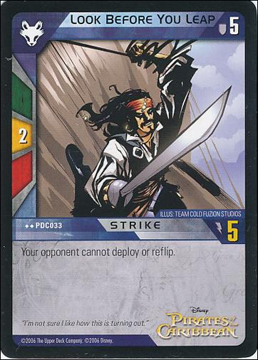 Pirates of the Caribbean - Dead Man's Chest (Base Set) card PDC033 Look Before You Leap