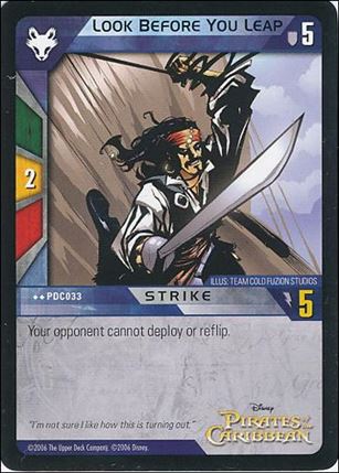 Pirates of the Caribbean - Dead Man's Chest (Base Set) card PDC033 Look Before You Leap