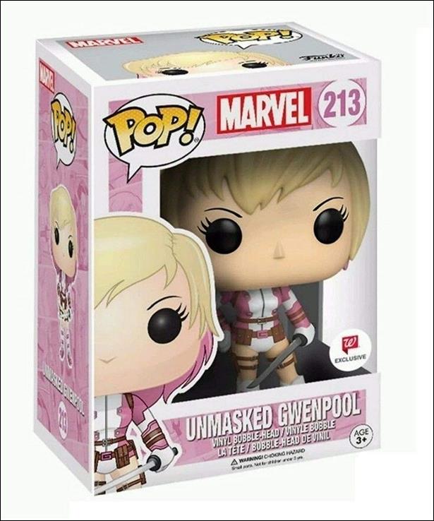 POP! Marvel figure 213 Unmasked GwenPool