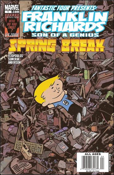 Franklin Richards: Spring Break! issue 1-B Newsstand Edition / Price Variant