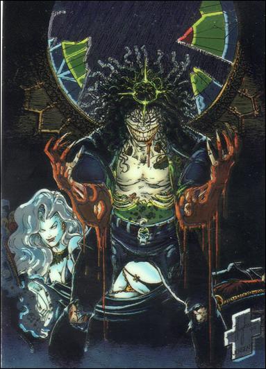 Evil Ernie Series II Chromium: Glow in the Dark (Base Set) card 40 Come and Get Me