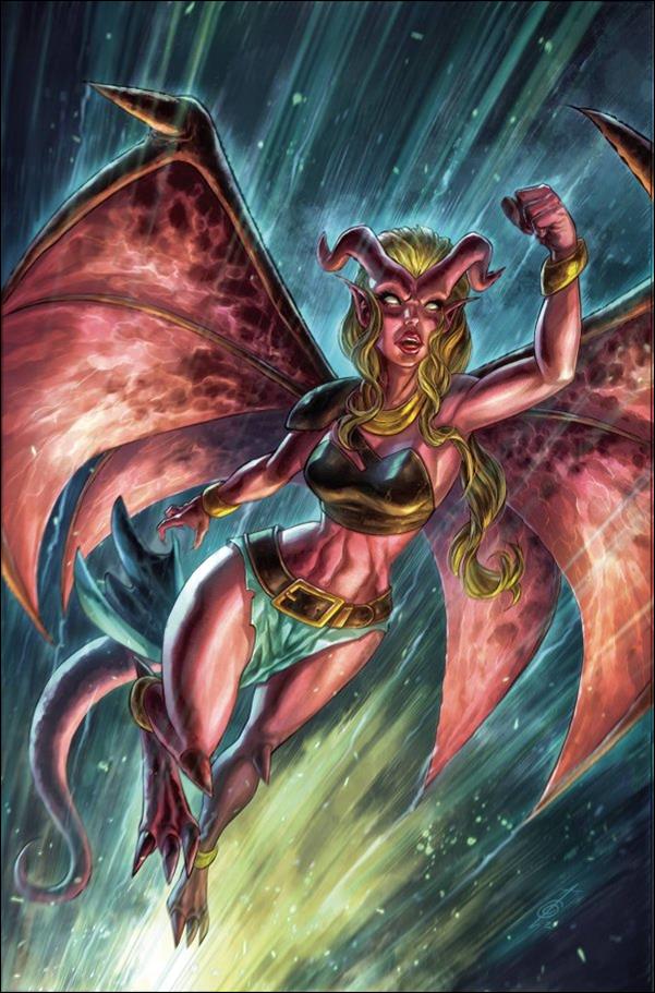 Gargoyles: Dark Ages issue 4-L Alan Quah 1:15 Virgin Cover