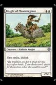 Magic the Gathering: Duel Decks: Knights vs. Dragons (Base Set) card 5 Knight of the Meadowgrain