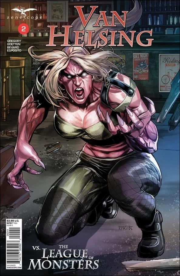 Van Helsing vs the League of Monsters issue 2-D Ryan Pasibe Cover