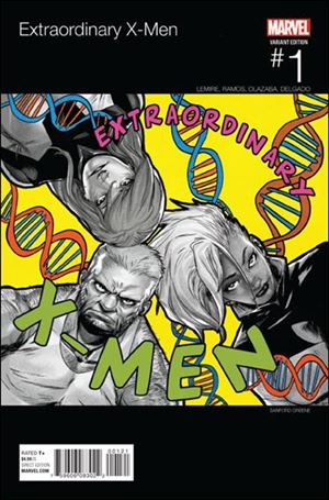 Extraordinary X-Men issue 1-D Sanford Greene Hip Hop Cover