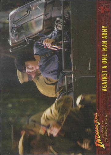 Indiana Jones and the Kingdom of the Crystal Skull (Base Set) card 55 Against a One-Man Army