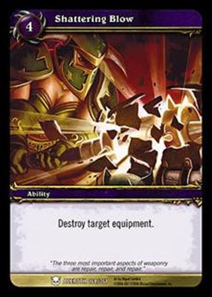 World of Warcraft: Heroes of Azeroth (Base Set) card 168 Shattering Blow