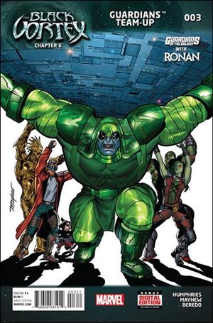Guardians Team-Up issue 3 Mike Mayhew Cover