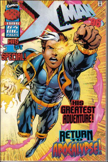 X-Man Annual issue 1996 Wraparound Cover