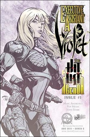 Executive Assistant: Violet issue 1-C Pop Mhan 1:10 Sketch Cover