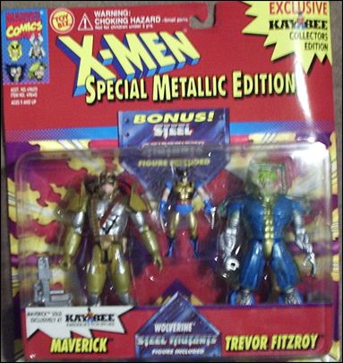 X-Men (Special Metallic Edition) 3-Packs figure 2 Trevor Fitzroy and Maverick (Kay Bee Exclusive Fig