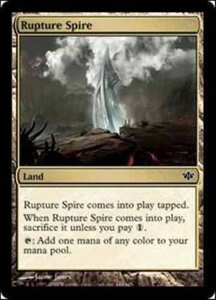 Magic the Gathering: Conflux (Base Set) card 144 Rupture Spire