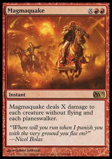 Magic the Gathering: 2013 Core Set (Base Set) card 140 Magmaquake