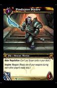 World of Warcraft: March of the Legion (Base Set) card 221 Vindicator Dindro