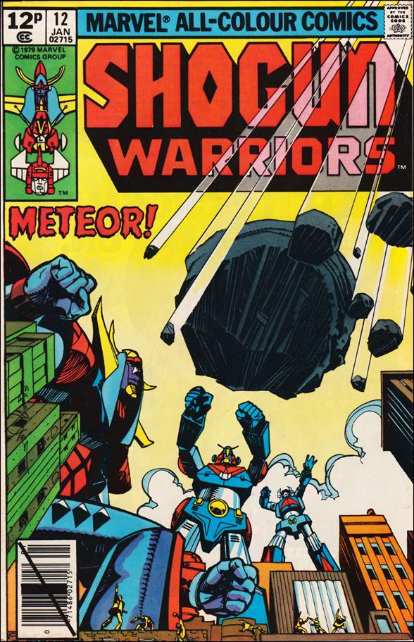 Shogun Warriors issue 12-B UK Price Cover