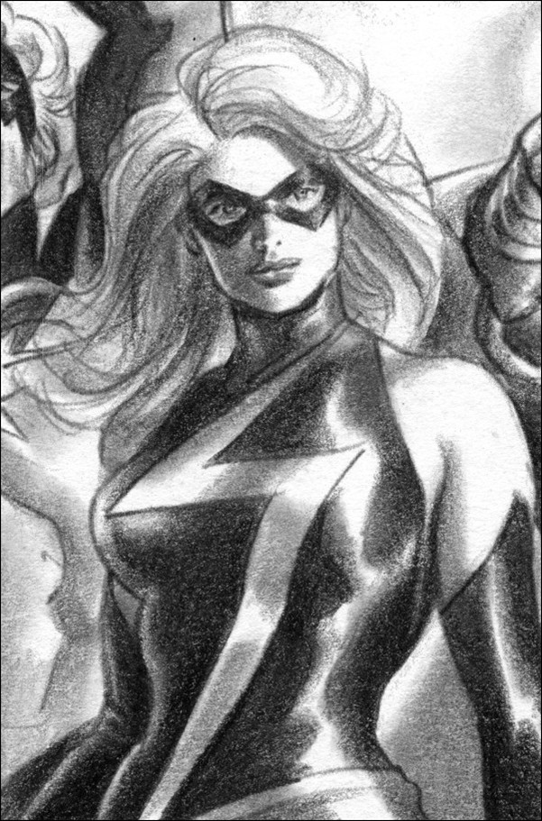 X-Men (2024) issue 16-F Alex Ross Sketch 1:100 Ms Marvel Virgin Cover