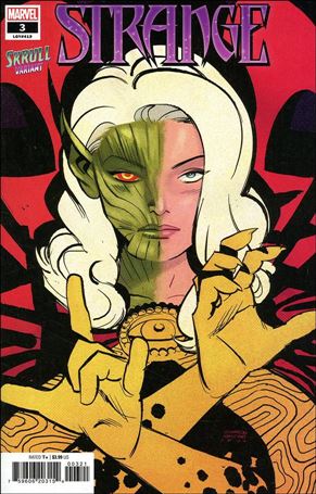 Strange (2022) issue 3-C Leonardo Romero Skrull Cover