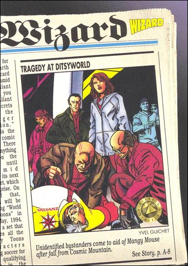 Valiant Files: Secrets from the Harbinger Foundation (Promo) card nn2 Tragedy at Ditsyworld (Wizard)