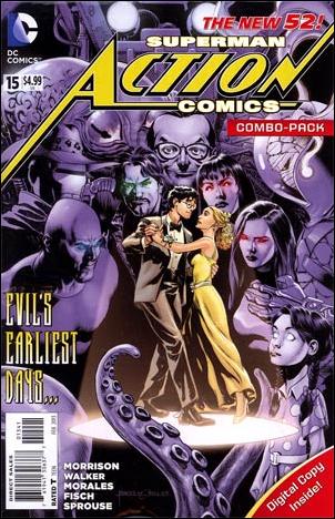 Action Comics (2011) issue 15-C Unbagged Rags Morales Cover Combo Pack