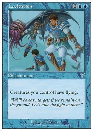 Magic the Gathering: 7th Edition (Base Set) card 82 Levitation