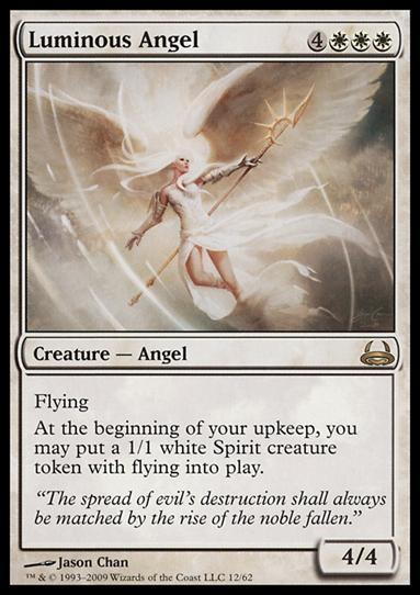 Magic the Gathering: Duel Decks: Divine vs. Demonic (Base Set) card 12 Luminous Angel