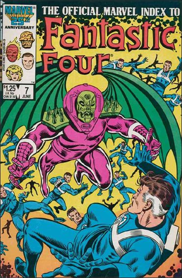 Official Marvel Index to the Fantastic Four issue 7 Wraparound by Keith Pollard & Joe Sinnott