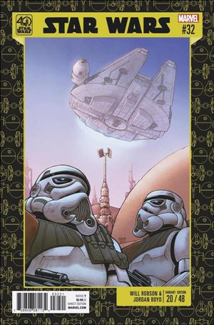 Star Wars (2015) issue 32-C Will Robson 40th Anniversary Cover