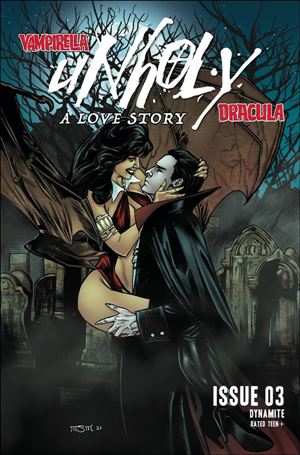 Vampirella/Dracula: Unholy issue 3-H Michael Sta Maria Cover