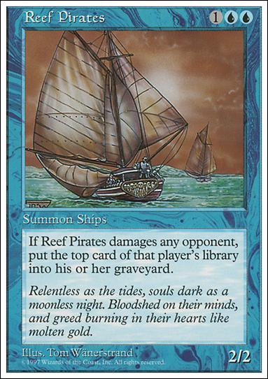 Magic the Gathering: 5th Edition (Base Set) card 116 Reef Pirates