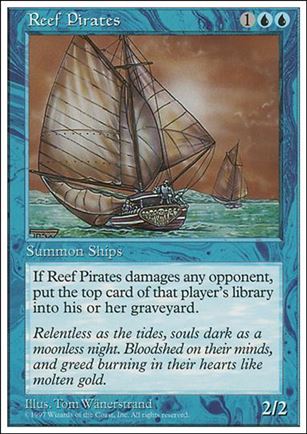 Magic the Gathering: 5th Edition (Base Set) card 116 Reef Pirates