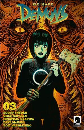 We Have Demons issue 3-B Francesco Francavilla Cover