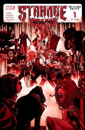 Strange Academy: Blood Hunt issue 1-D Humberto Ramos Red Cover (Second Printing)