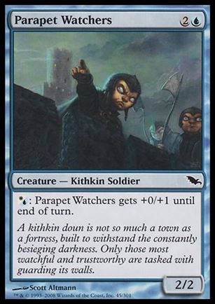 Magic the Gathering: Shadowmoor (Base Set) card 45 Parapet Watchers