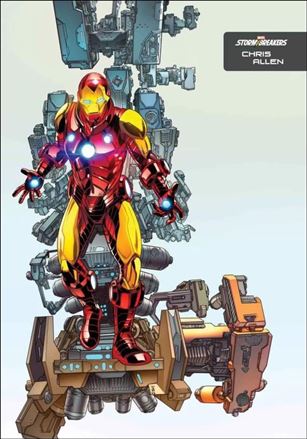 Invincible Iron Man (2022) issue 2-B Christopher Allen Stormbreakers Cover
