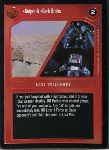 Star Wars: Reflections II: Expanding the Galaxy (Base Set) card 41 Sniper & Dark Strike