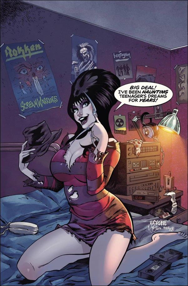 Elvira in Horrorland issue 4-I Dave Acosta Virgin 1:30 Cover