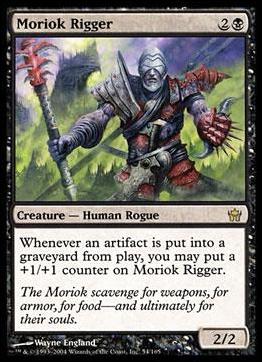 Magic the Gathering: Fifth Dawn (Base Set) card 54 Moriok Rigger