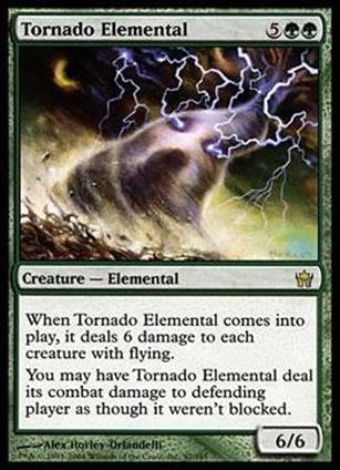 Magic the Gathering: Fifth Dawn (Base Set) card 97 Tornado Elemental