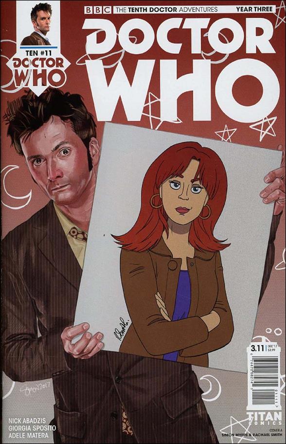 Doctor Who: The Tenth Doctor Year Three issue 11 Simon Myers & Rachael Smith Cover 